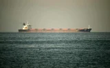 Oil spill in the Strait of Hormuz from an Emirati ship