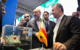 رئیس بنیاد مستضعفان از نمایشگاه نفت بازدید کرد