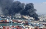 بندر حیفا پس از حملات موشکی ایران به سرزمینهای اشغالی بندر حیفا پس از حملات موشکی ایران به سرزمینهای اشغالی
